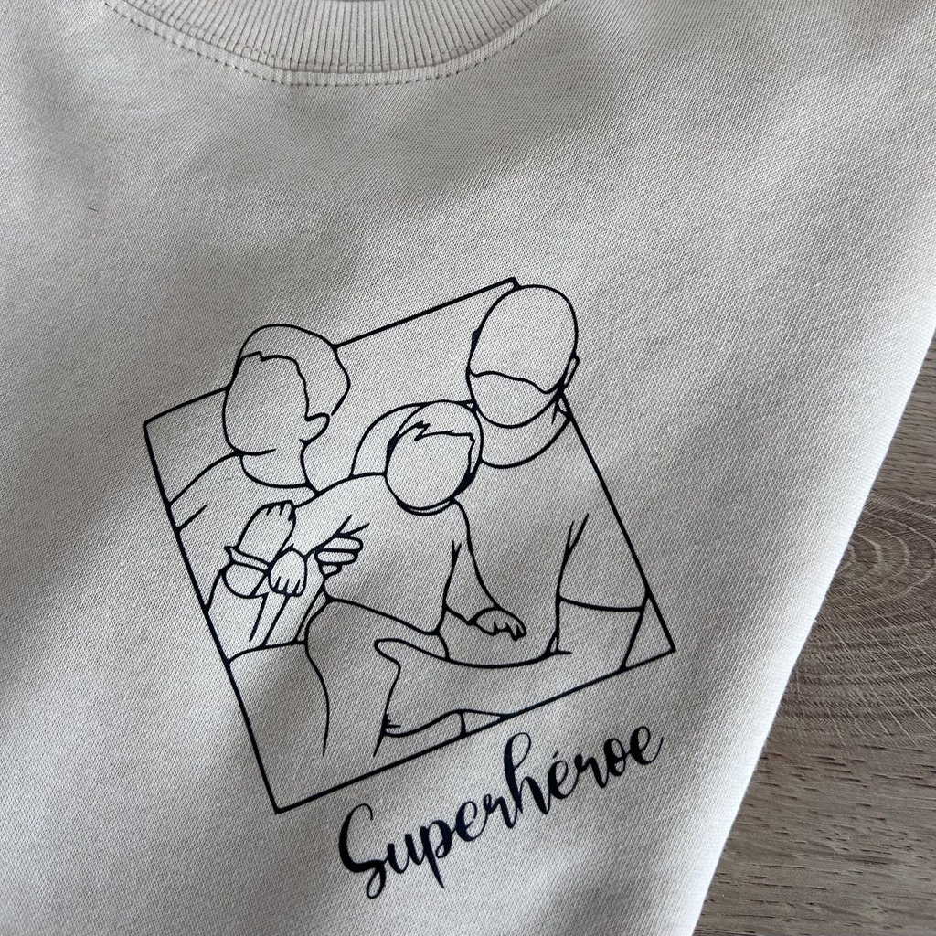Sudadera con silueta