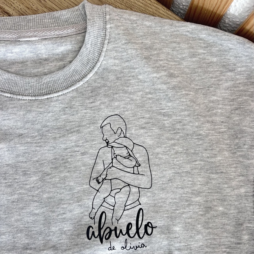 Sudadera con silueta