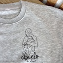 Sudadera con silueta