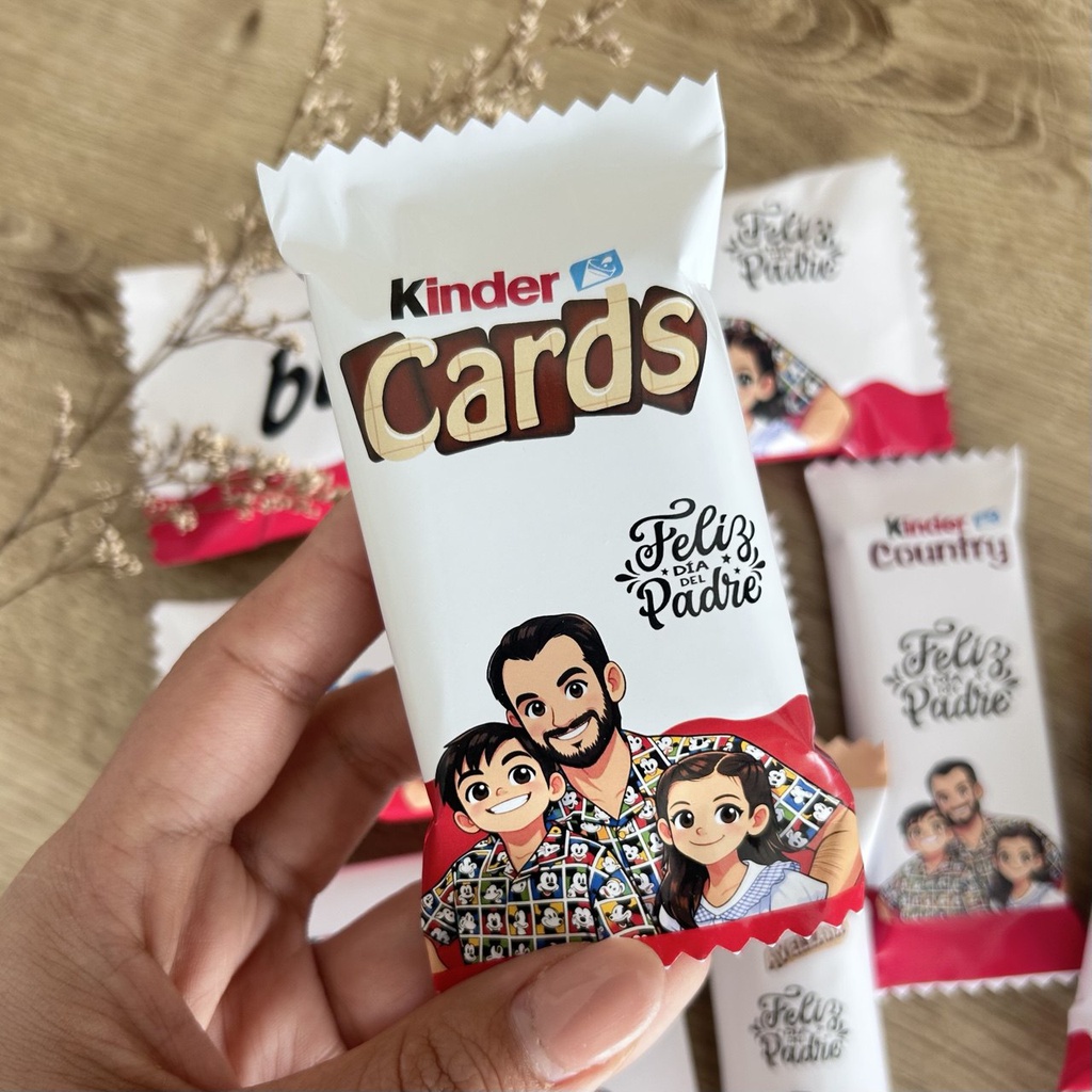 Cajita Kinder personalizada