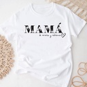 Camiseta mamá floral