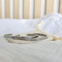 Media caña plateada