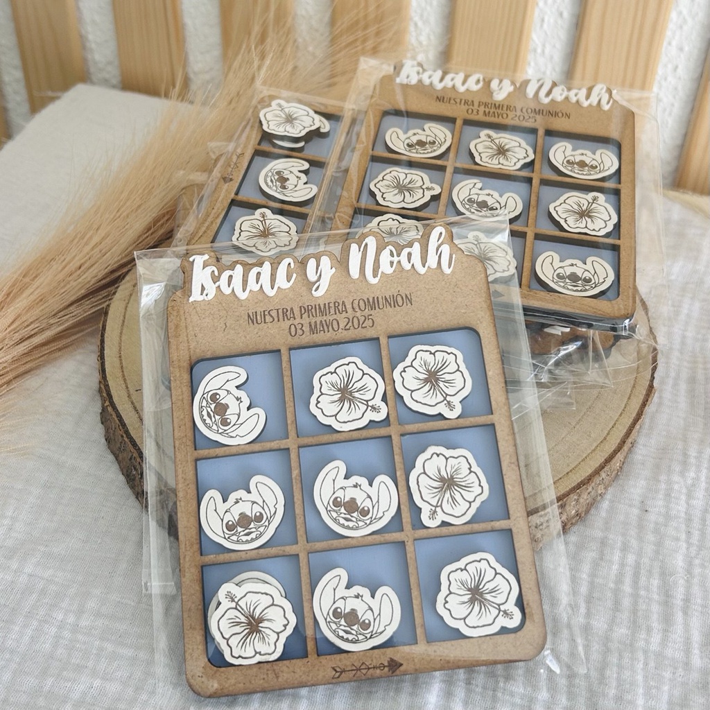 Juego 3 en raya "Stitch"