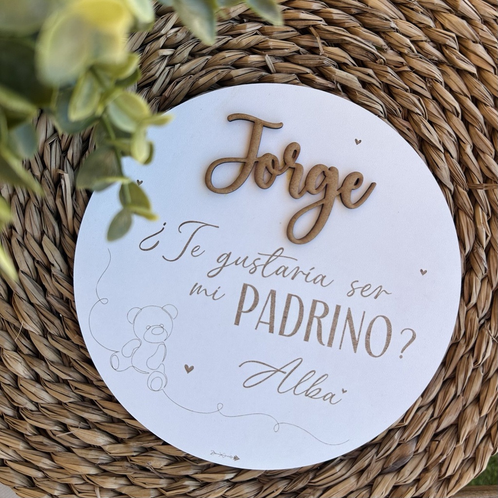 Placa madrina/padrino