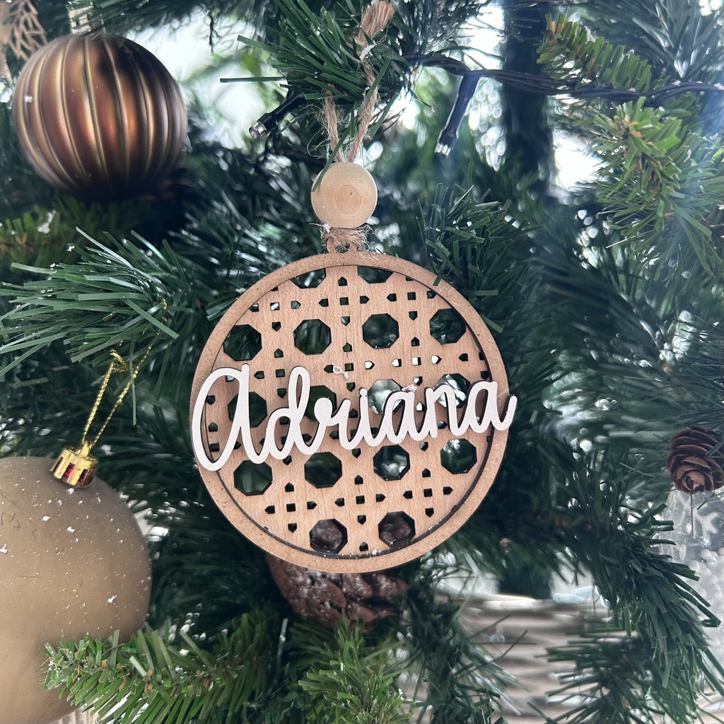 Adorno efecto ratán