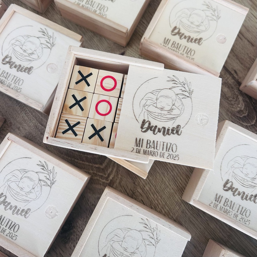 Juego 3 en rayas personalizado