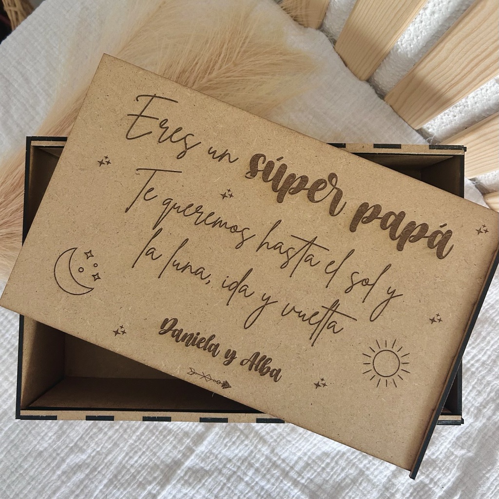 Caja personalizada MDF