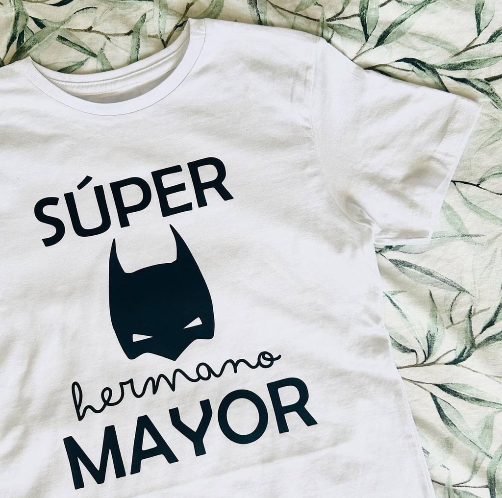 Camiseta "Súper hermano mayor"