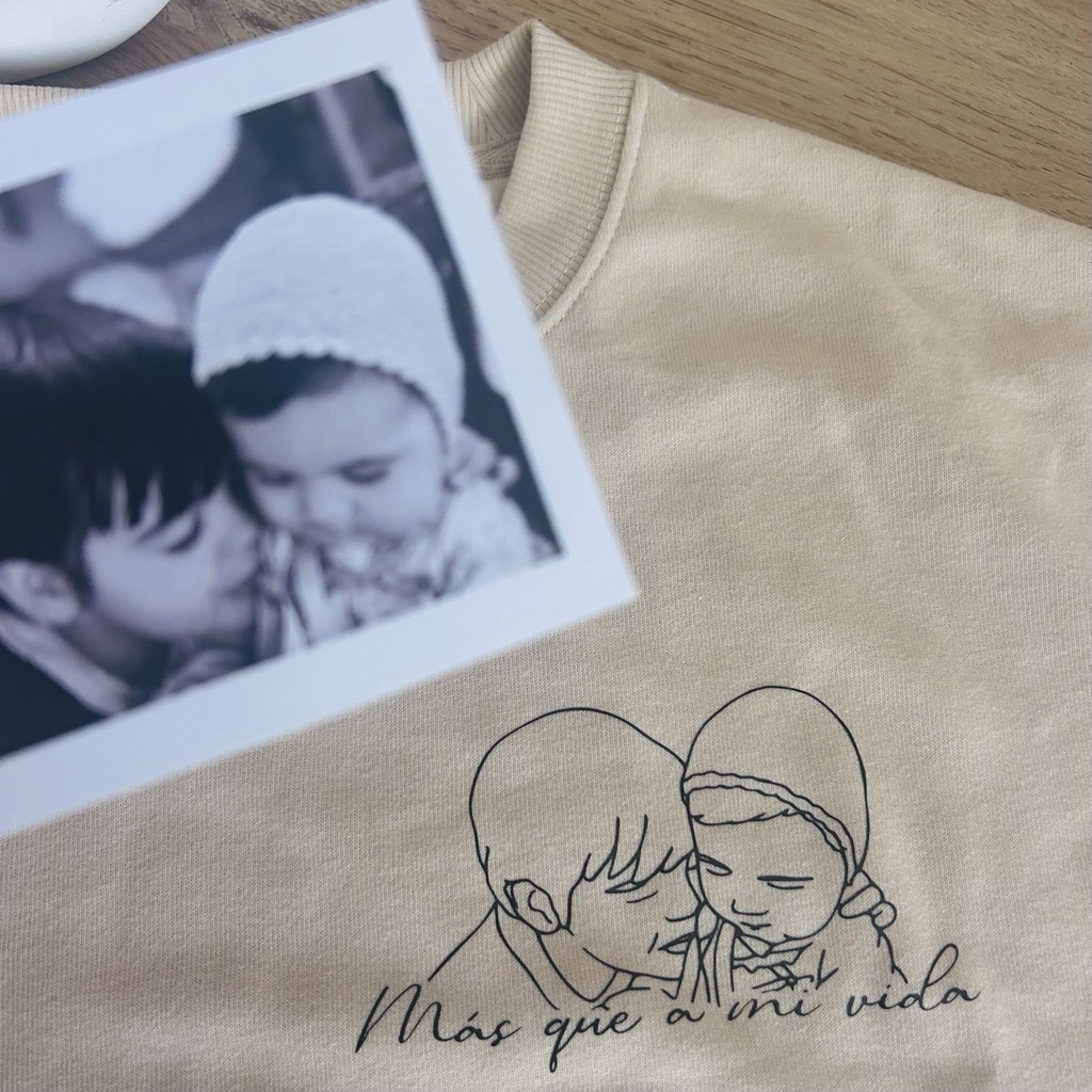 Sudadera con silueta