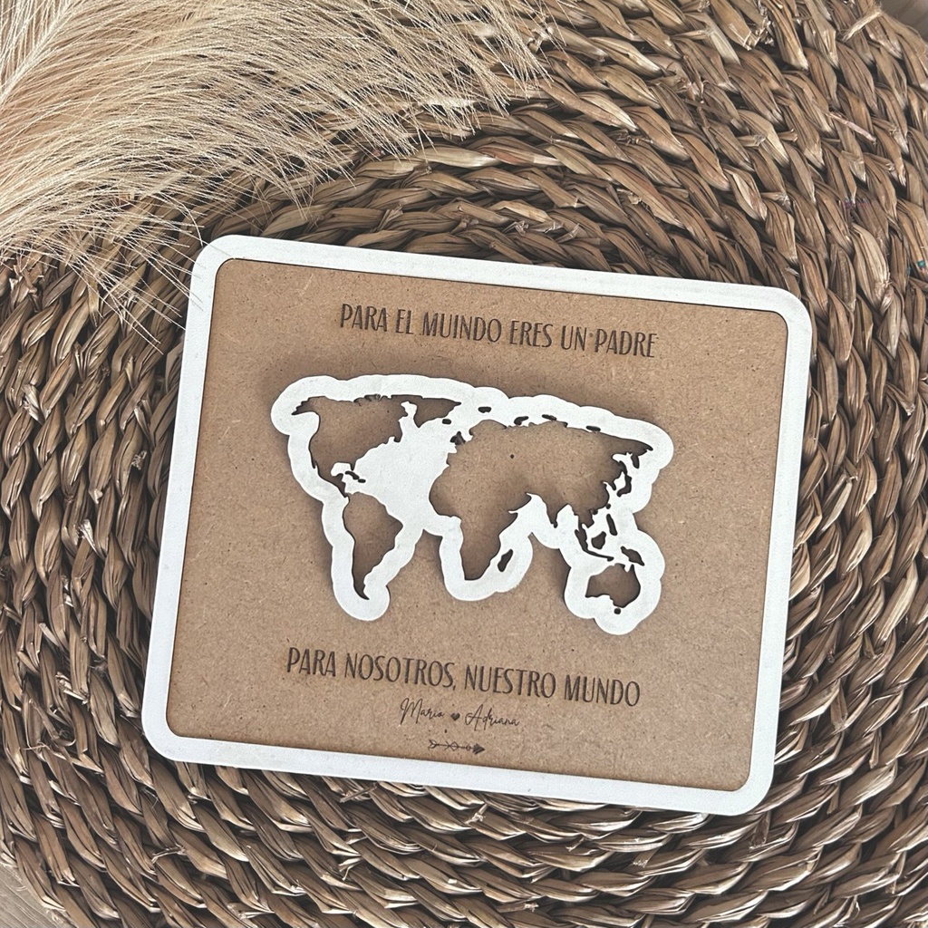Cuadro &quot;nuestro mundo&quot;